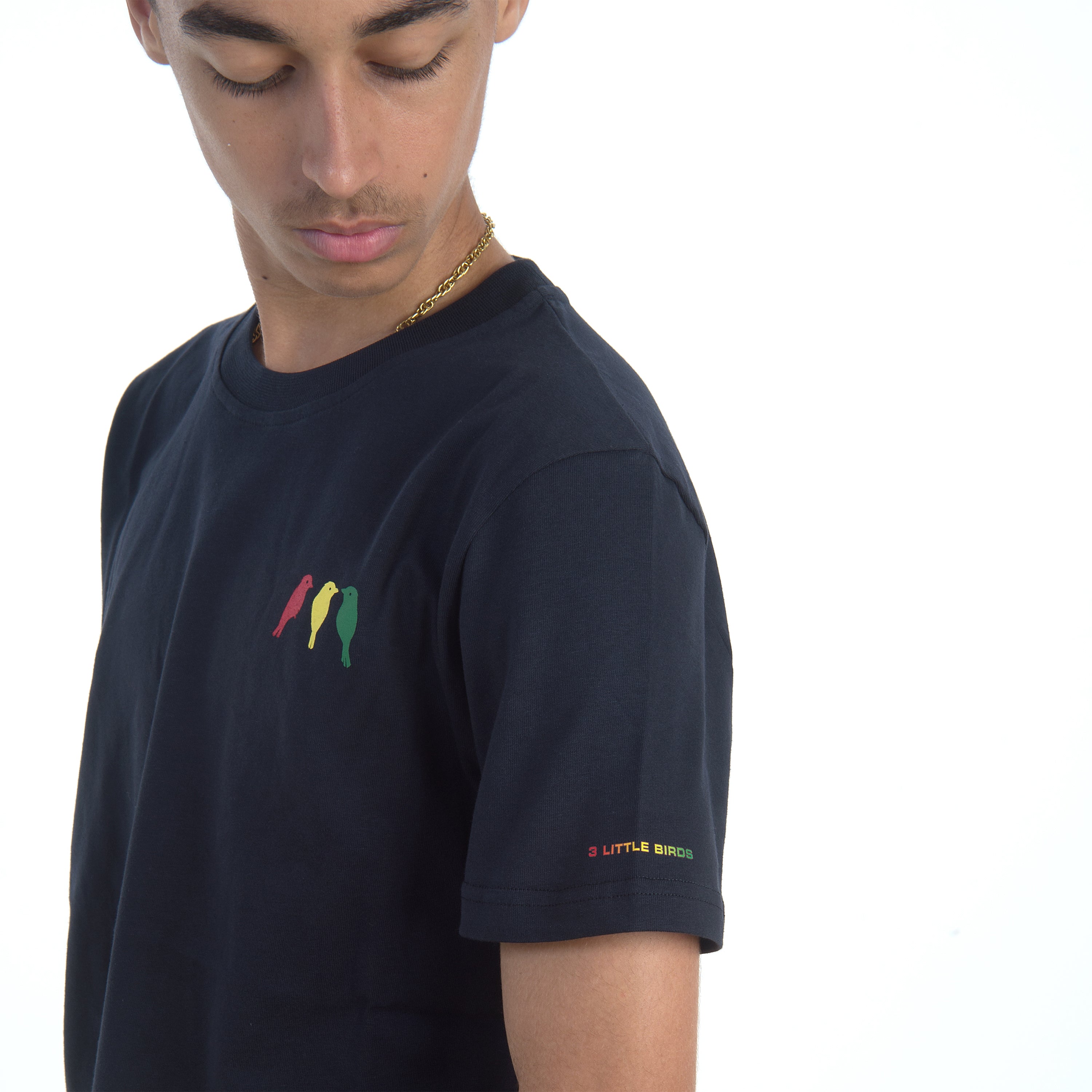 T-shirt Navy 3 Little Birds