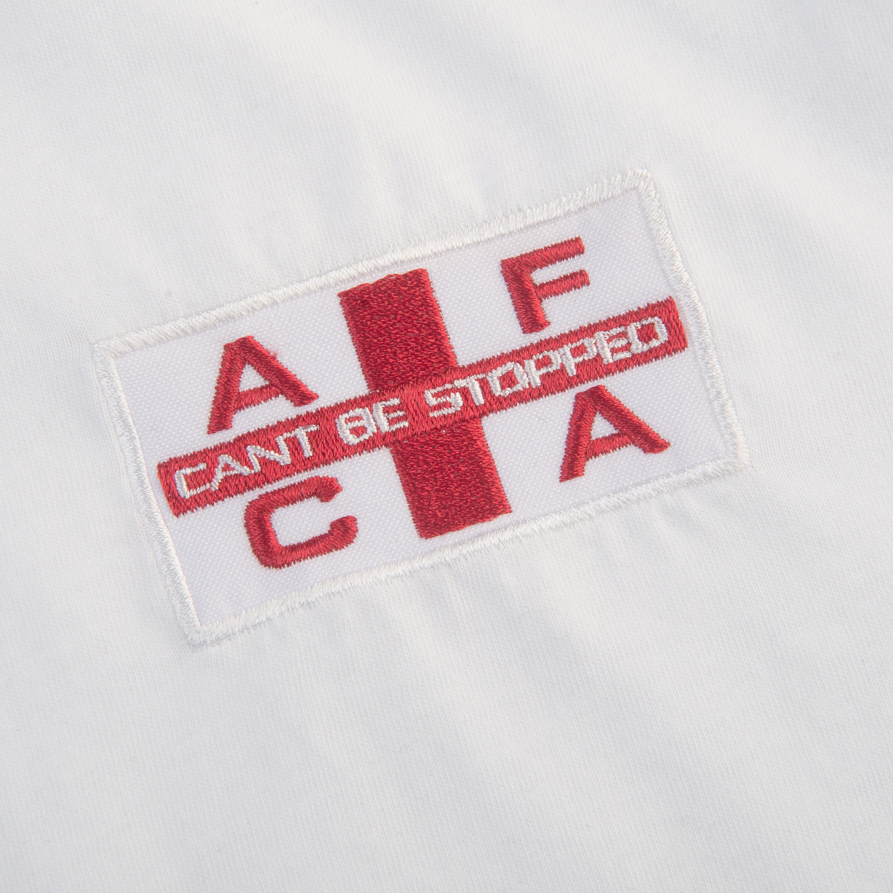 T-Shirt AFCA Flag Logo White / Red