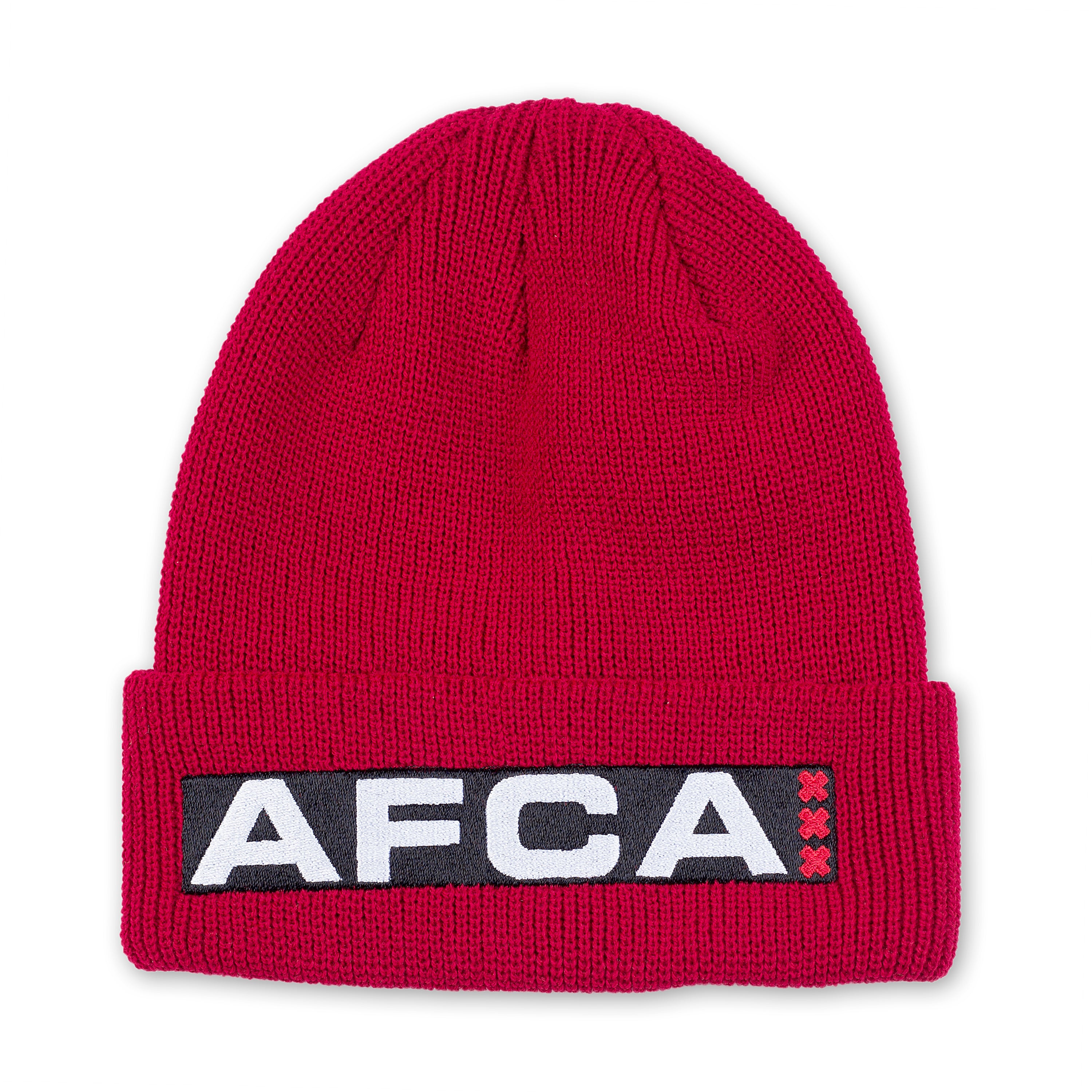 Muts AFCA Amsterdam Rood