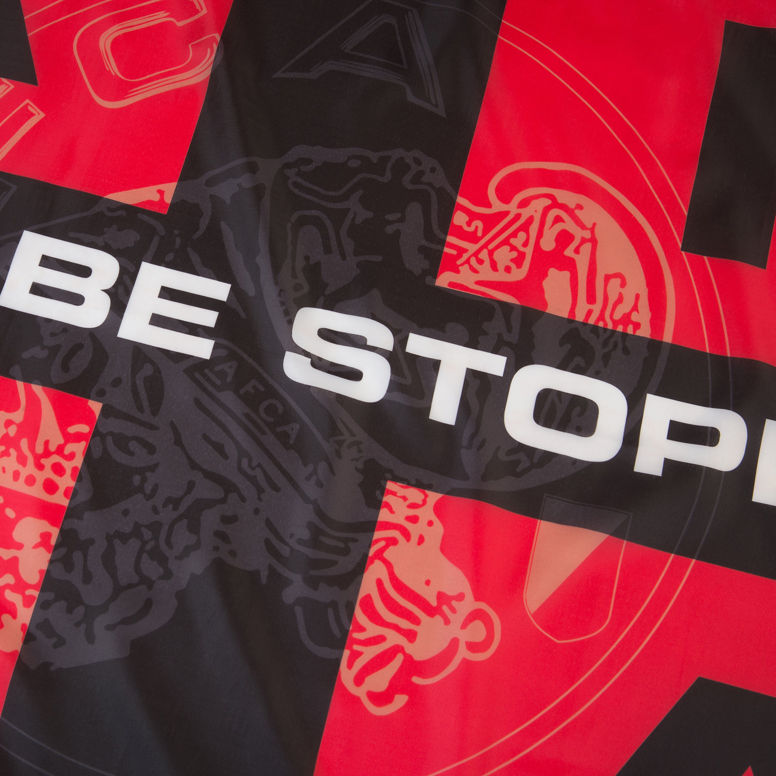 AFCA Vlag CBS Zwart / Rood 150cm * 100cm