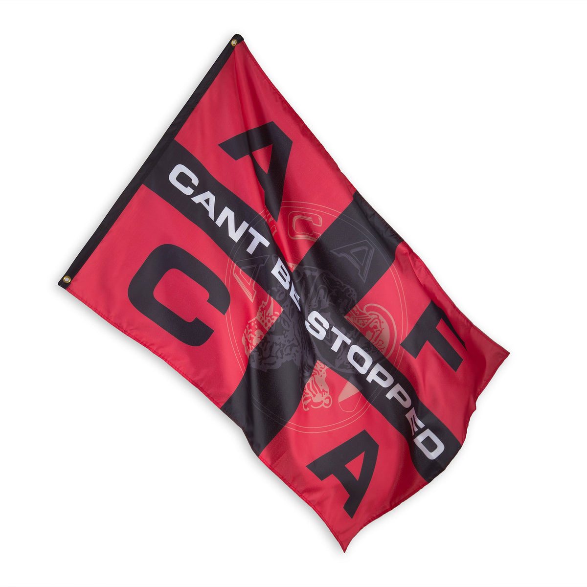 AFCA Vlag CBS Zwart / Rood 225cm * 150cm
