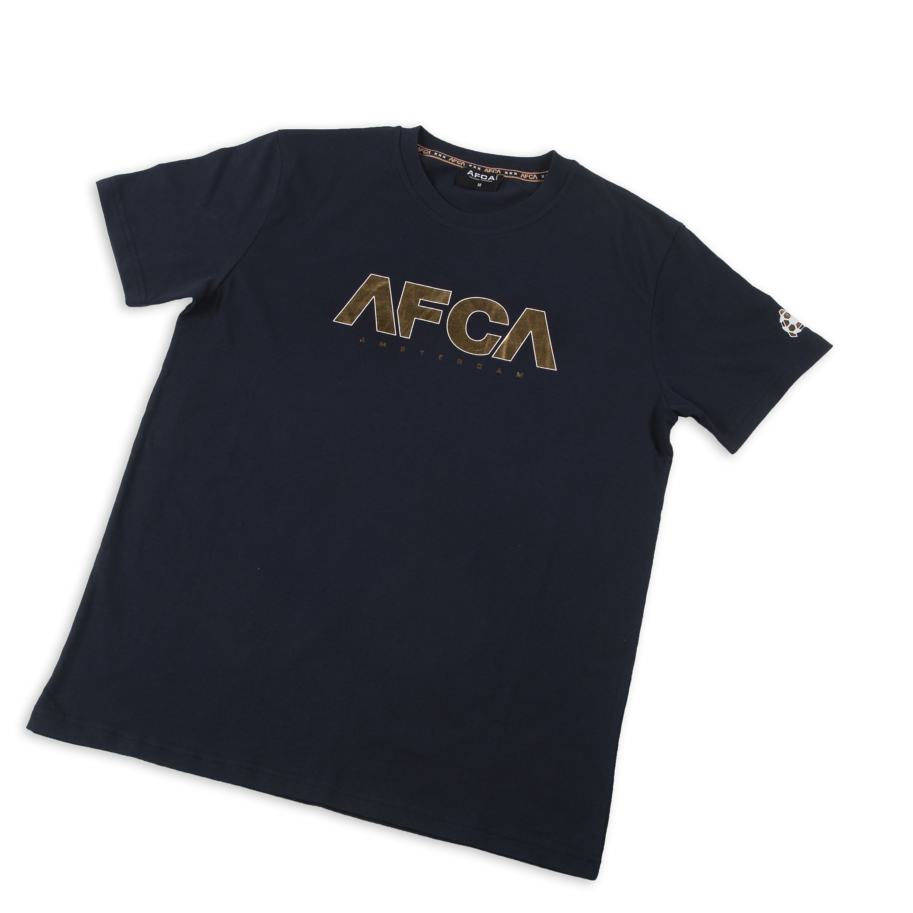 T-shirt Lifestyle Navy Gold