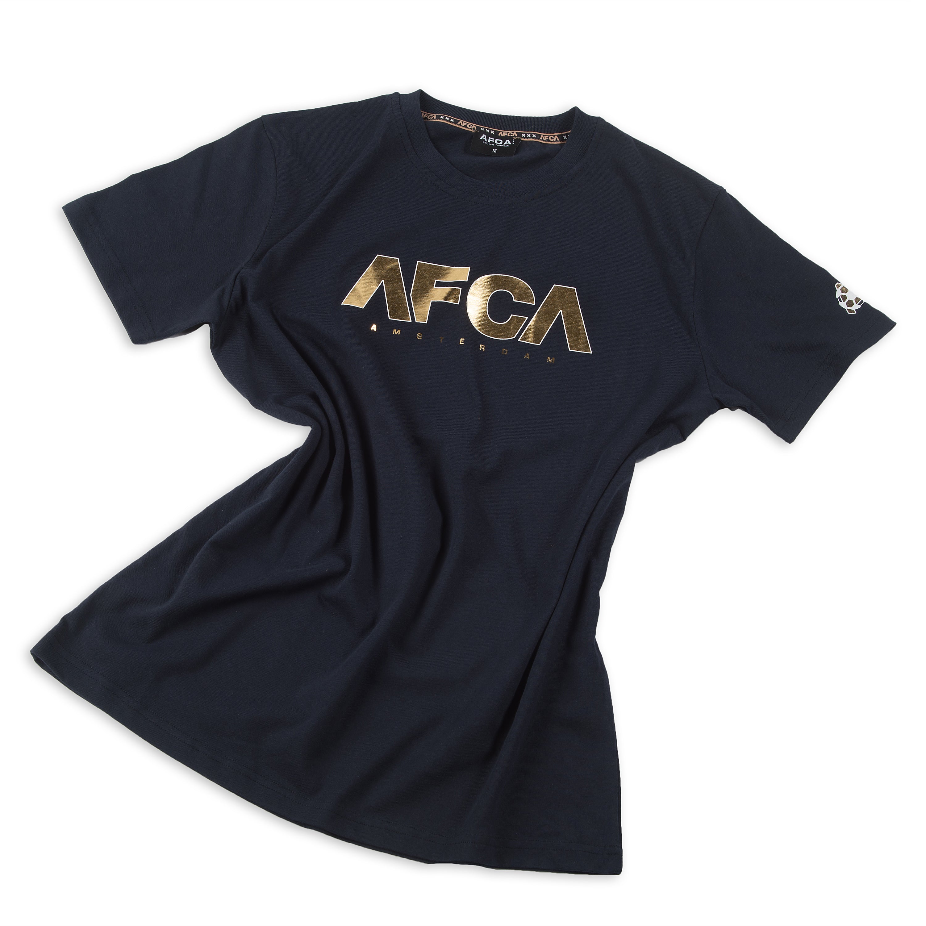 T-shirt Lifestyle Navy Gold