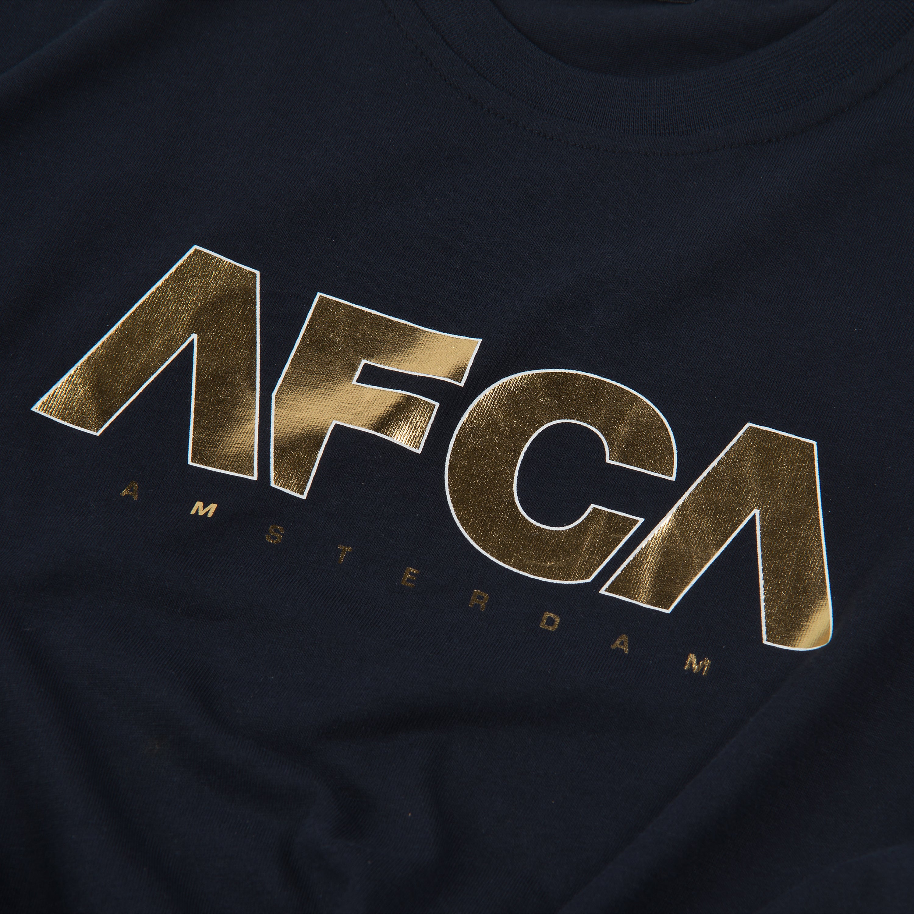 T-shirt Lifestyle Navy Gold