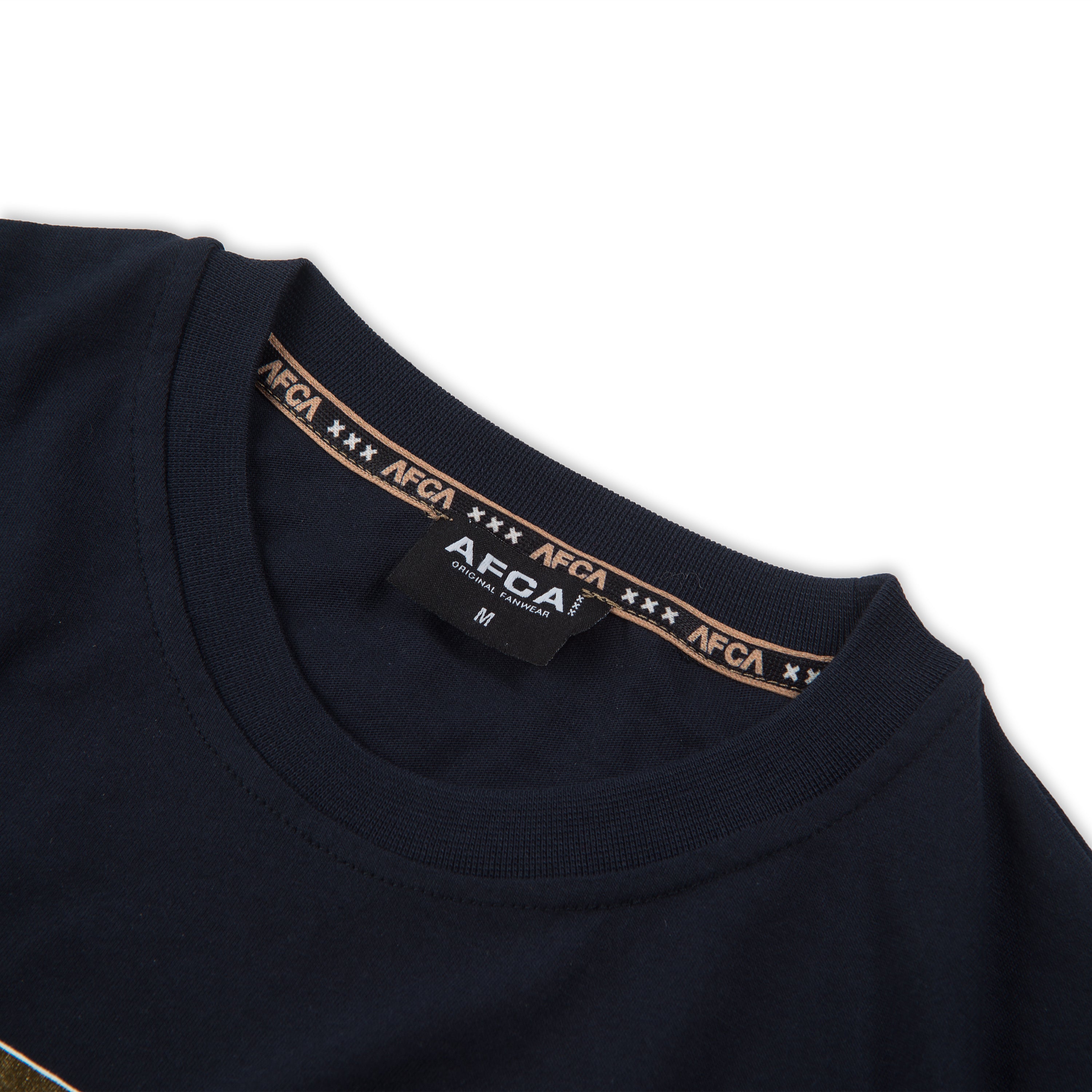 T-shirt Lifestyle Navy Gold