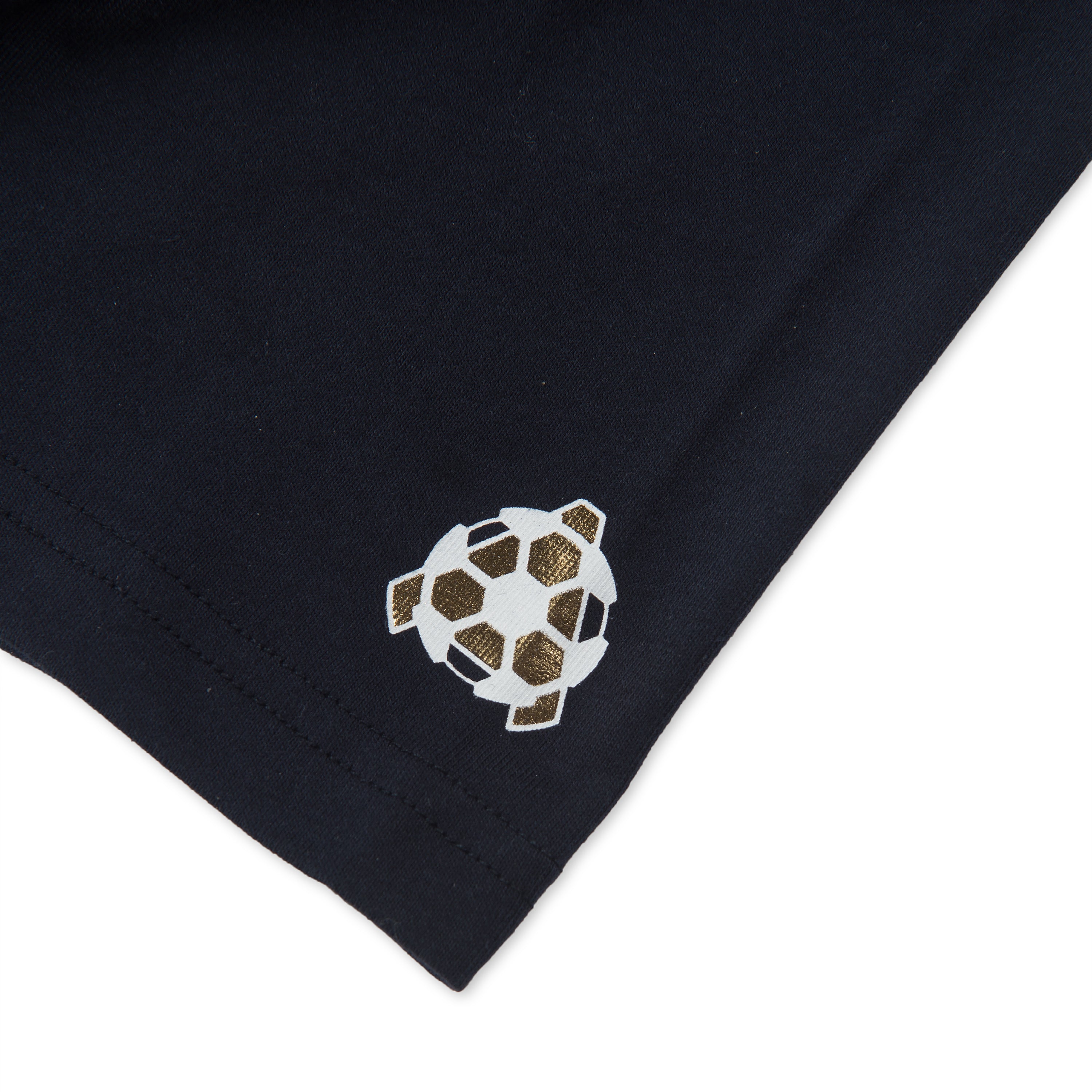 T-shirt Lifestyle Navy Gold