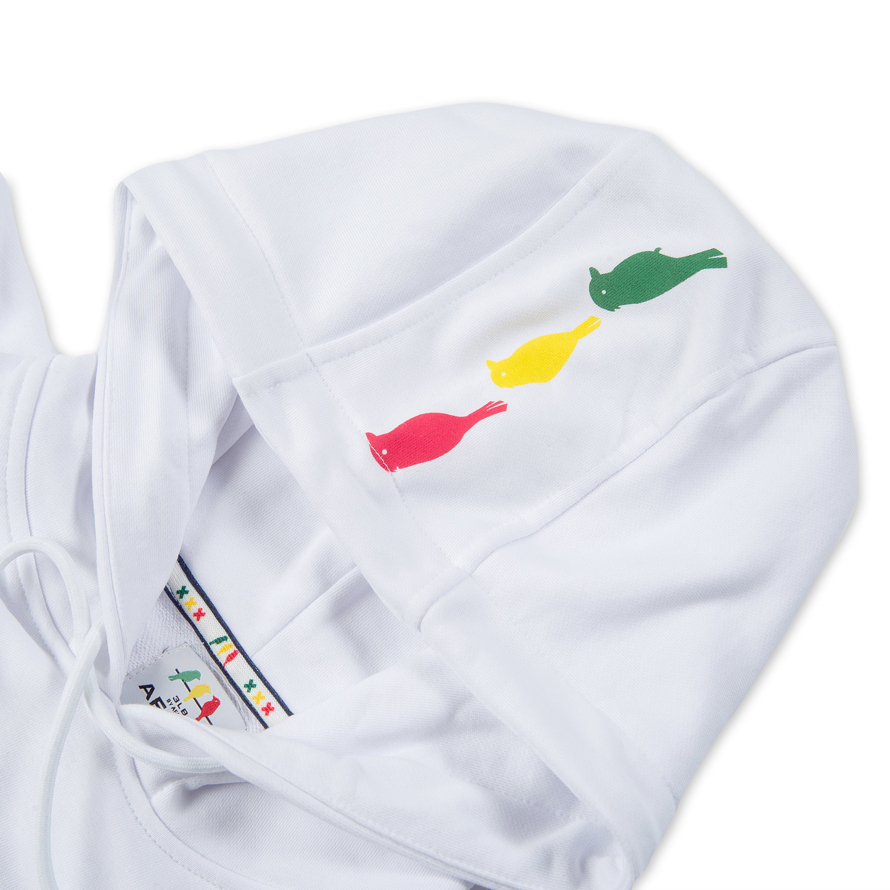Hoodie 3 Little Birds White