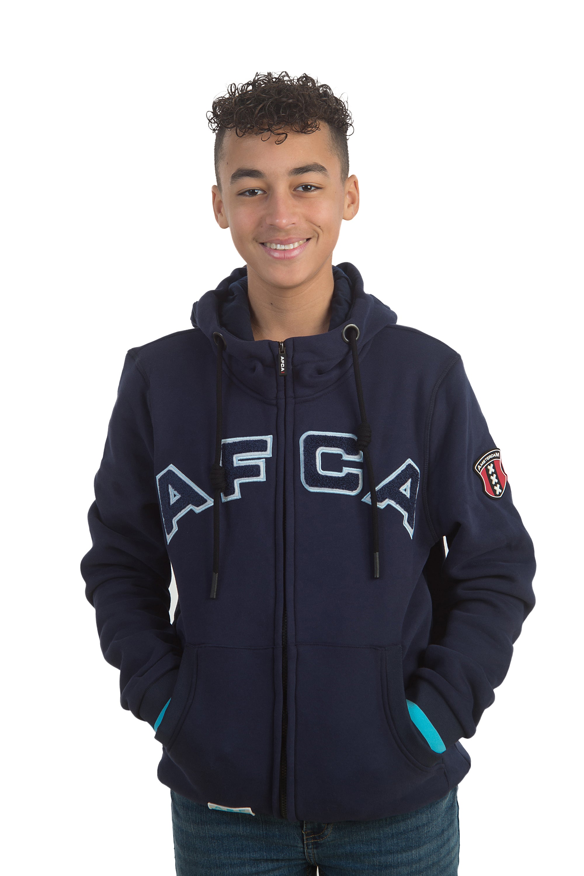 Vest AFCA Navy Zipped Ice