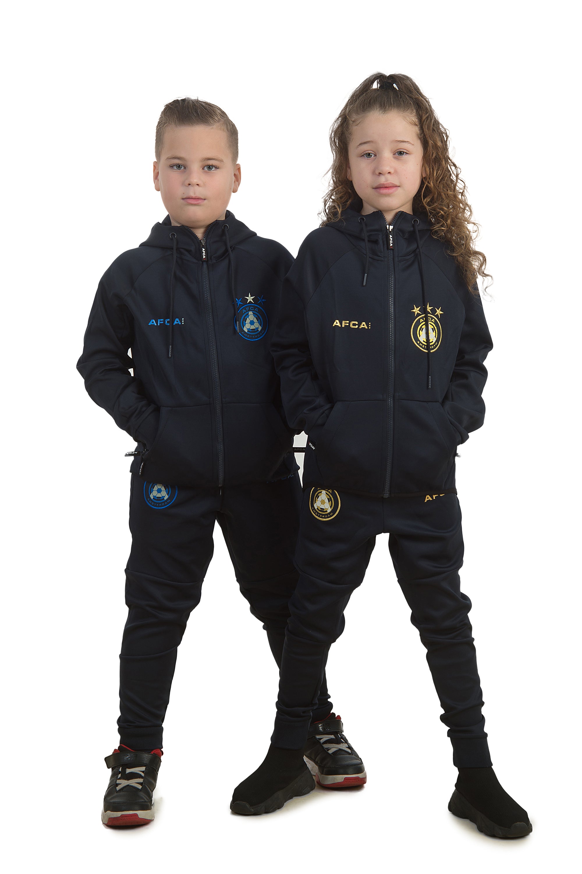 Tracksuit Navy goud Kids