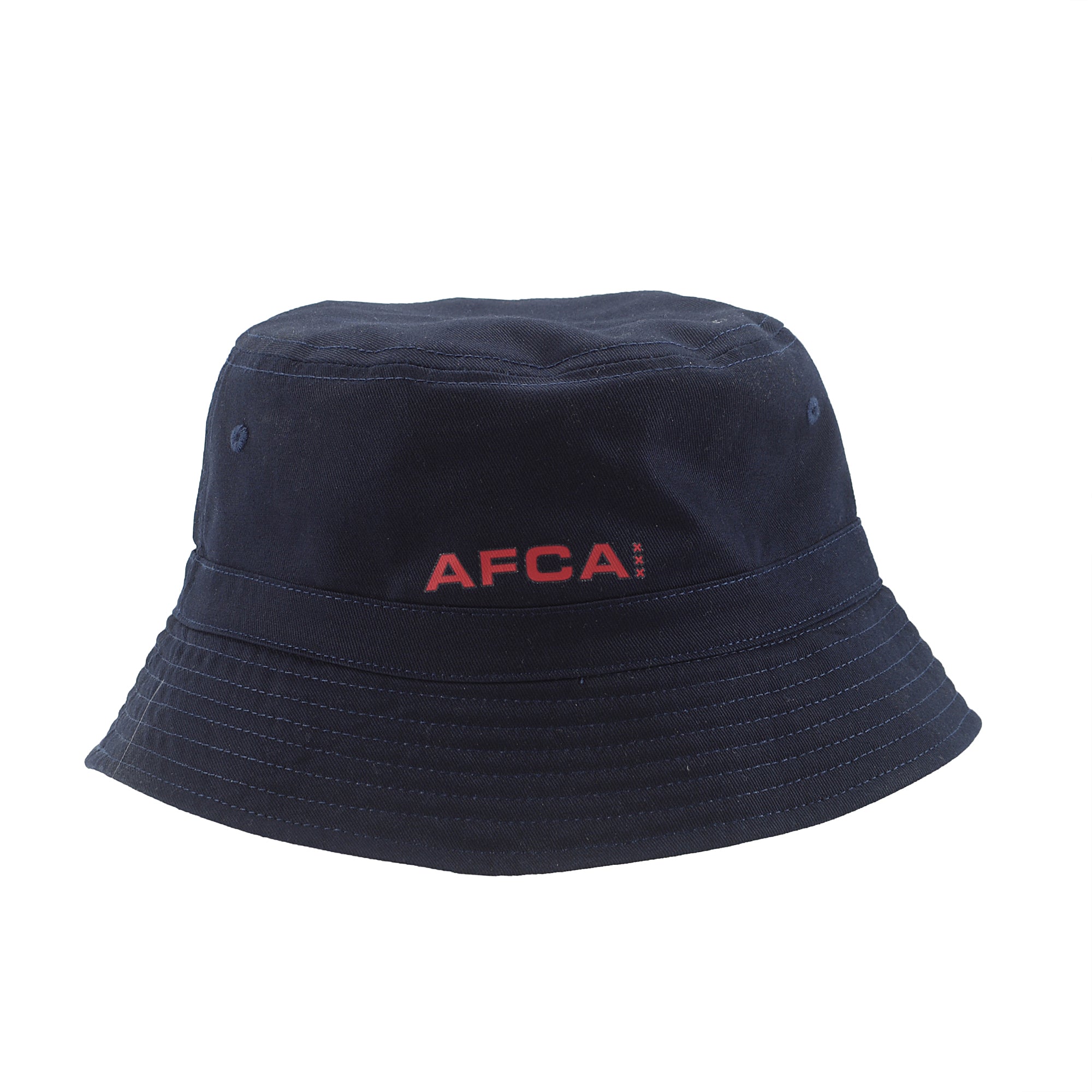 Bucket hat AFCA navy-rood bal logo