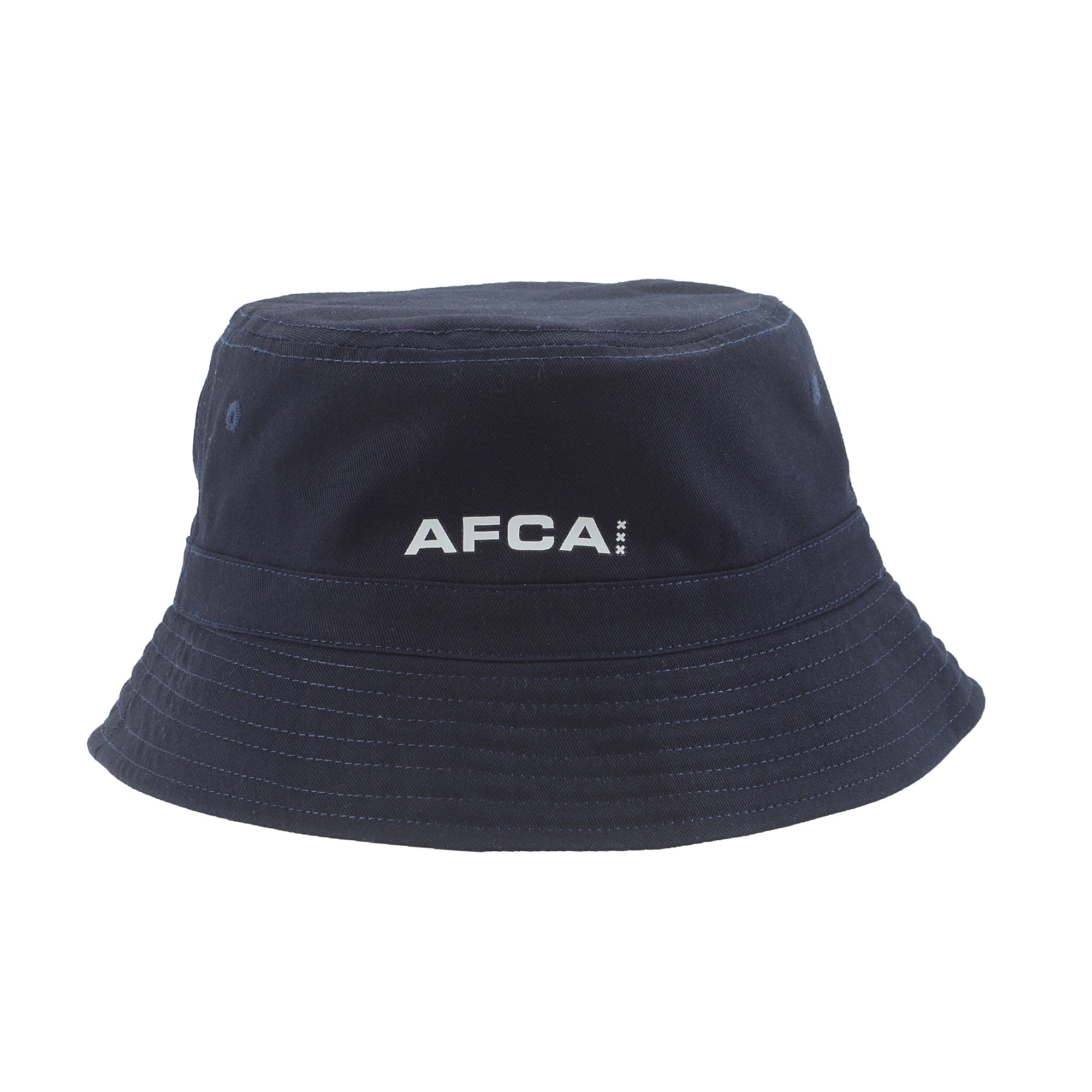 Bucket hat AFCA navy-wit bal logo