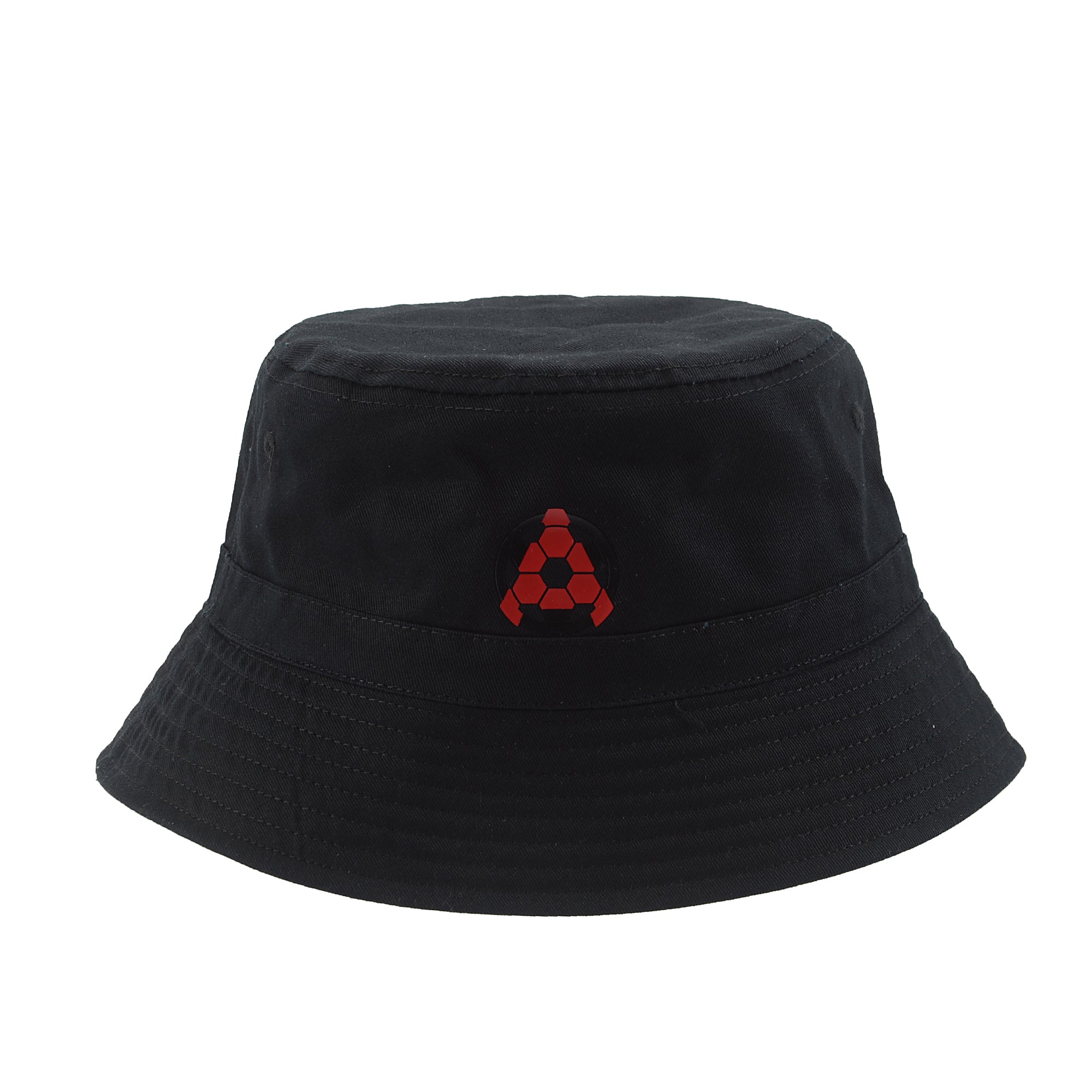 Bucket hat AFCA zwart-rood bal logo