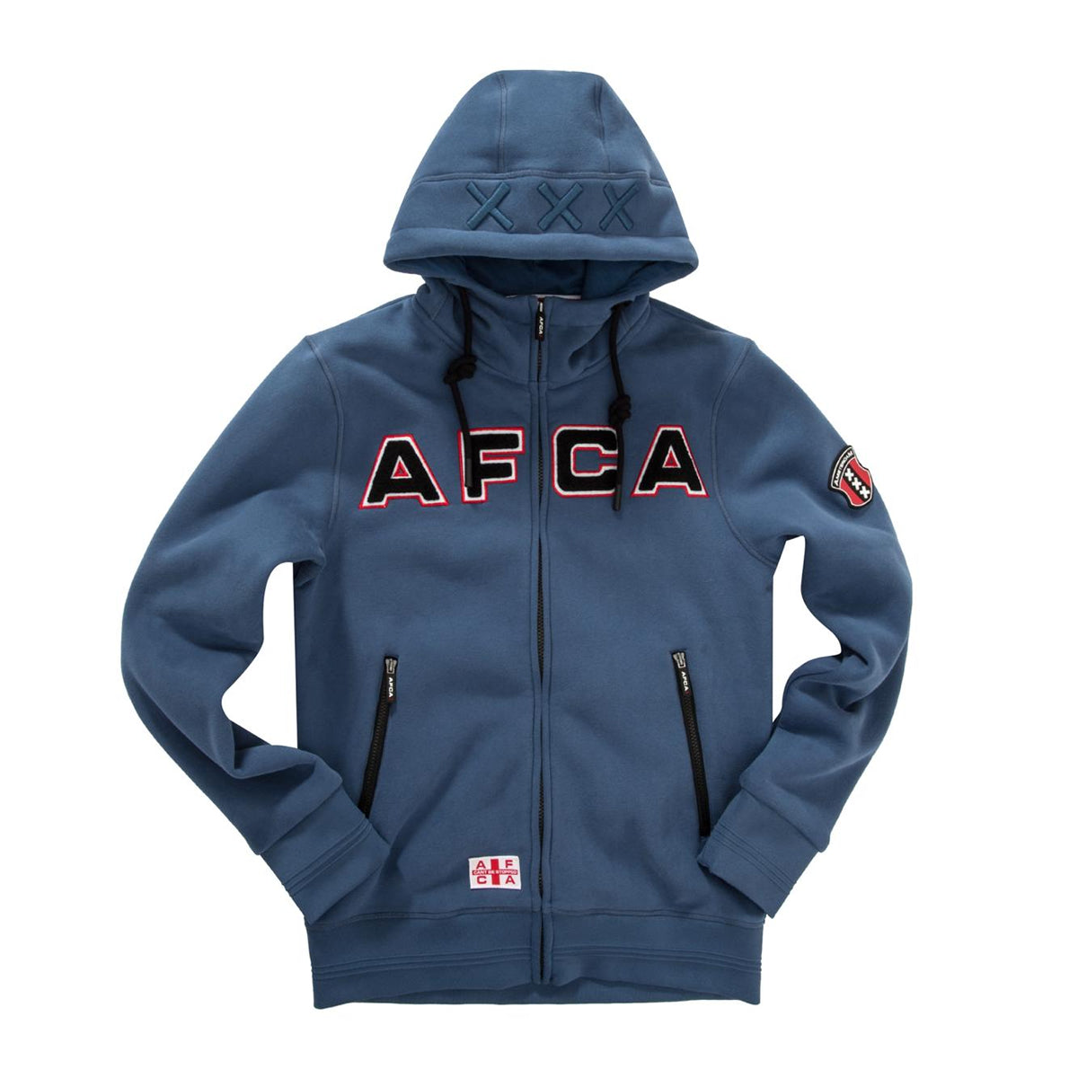 vest AFCA blue zipped