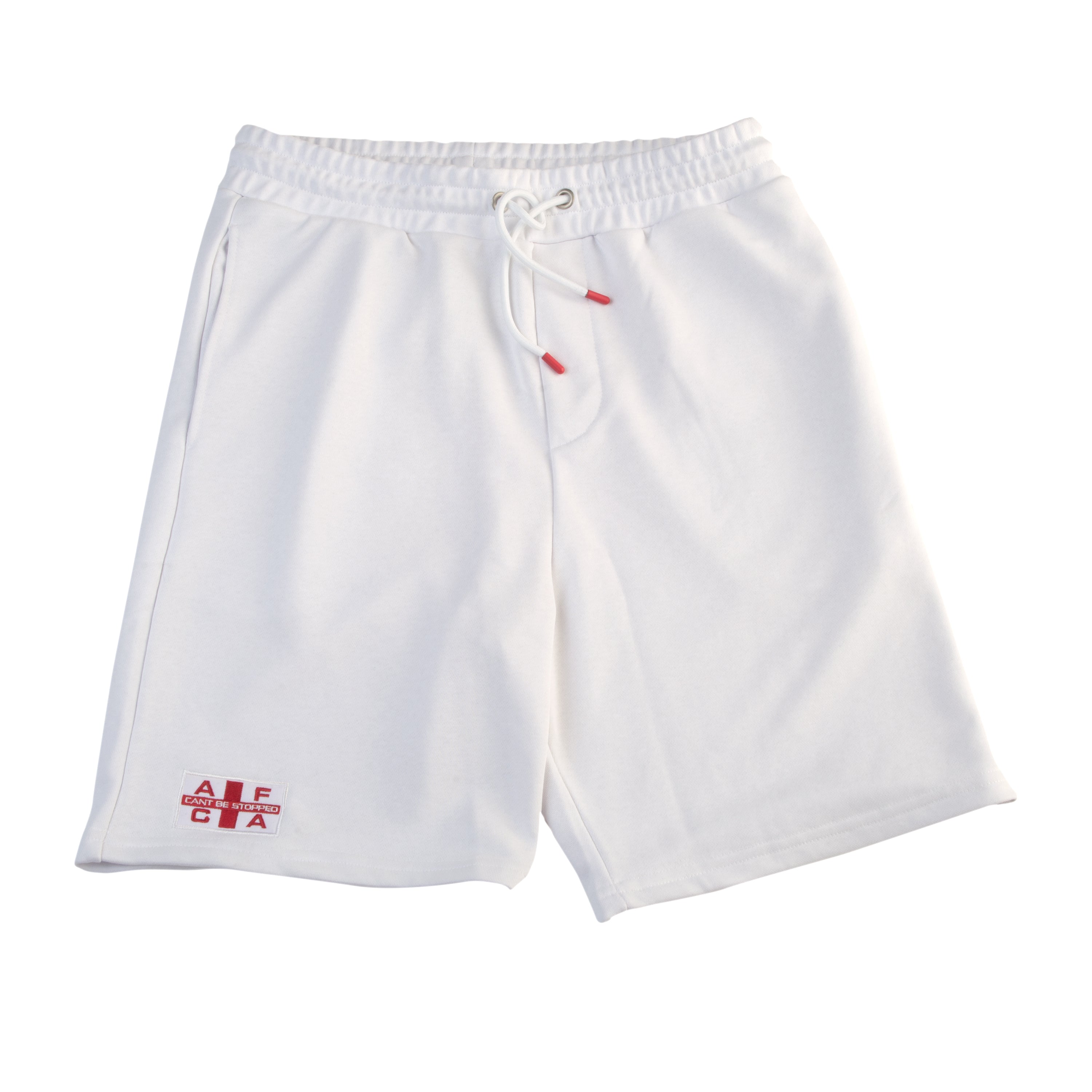 Short AFCA Flag Logo White / Red