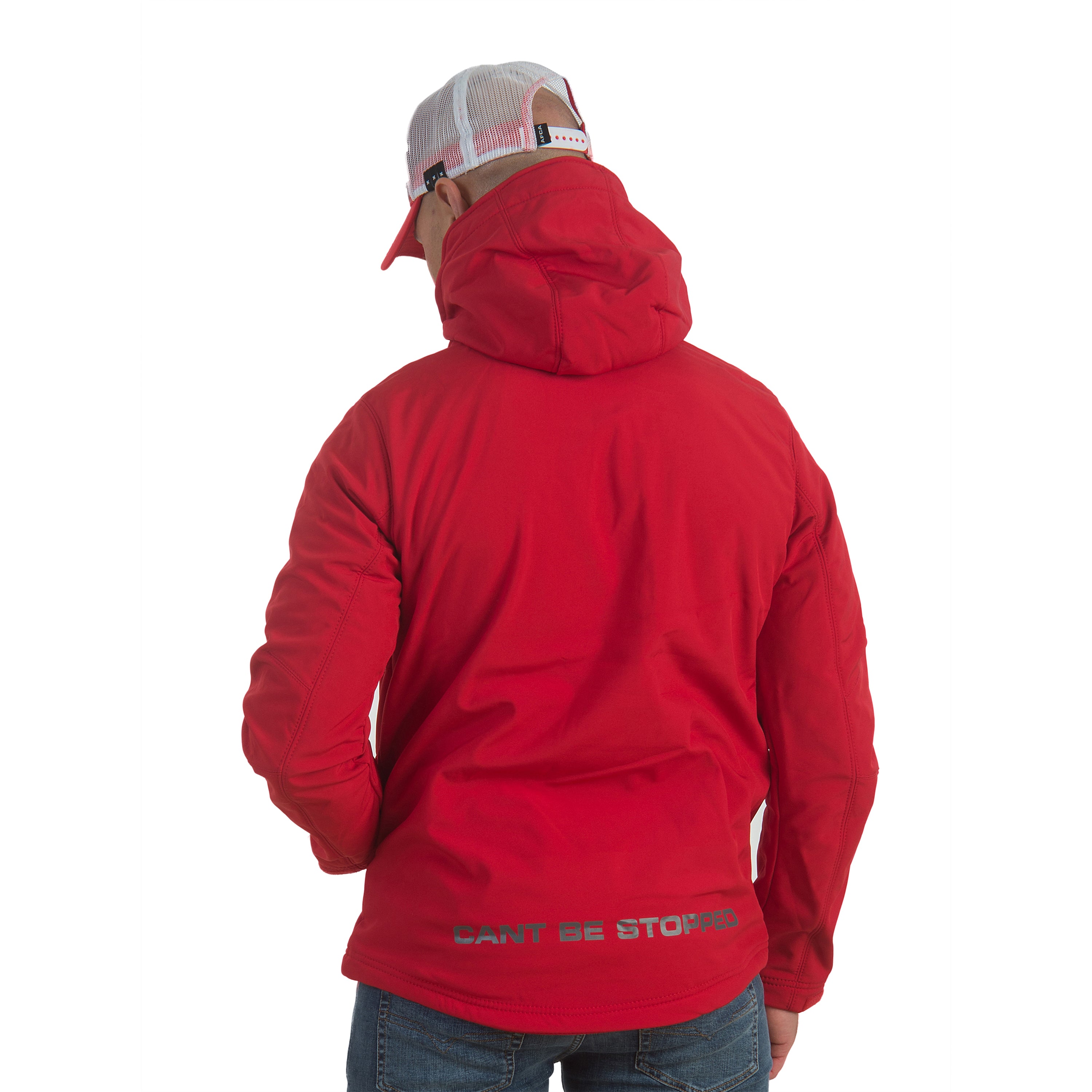 Hooded Softshell Jacket AFCA Amsterdam rood