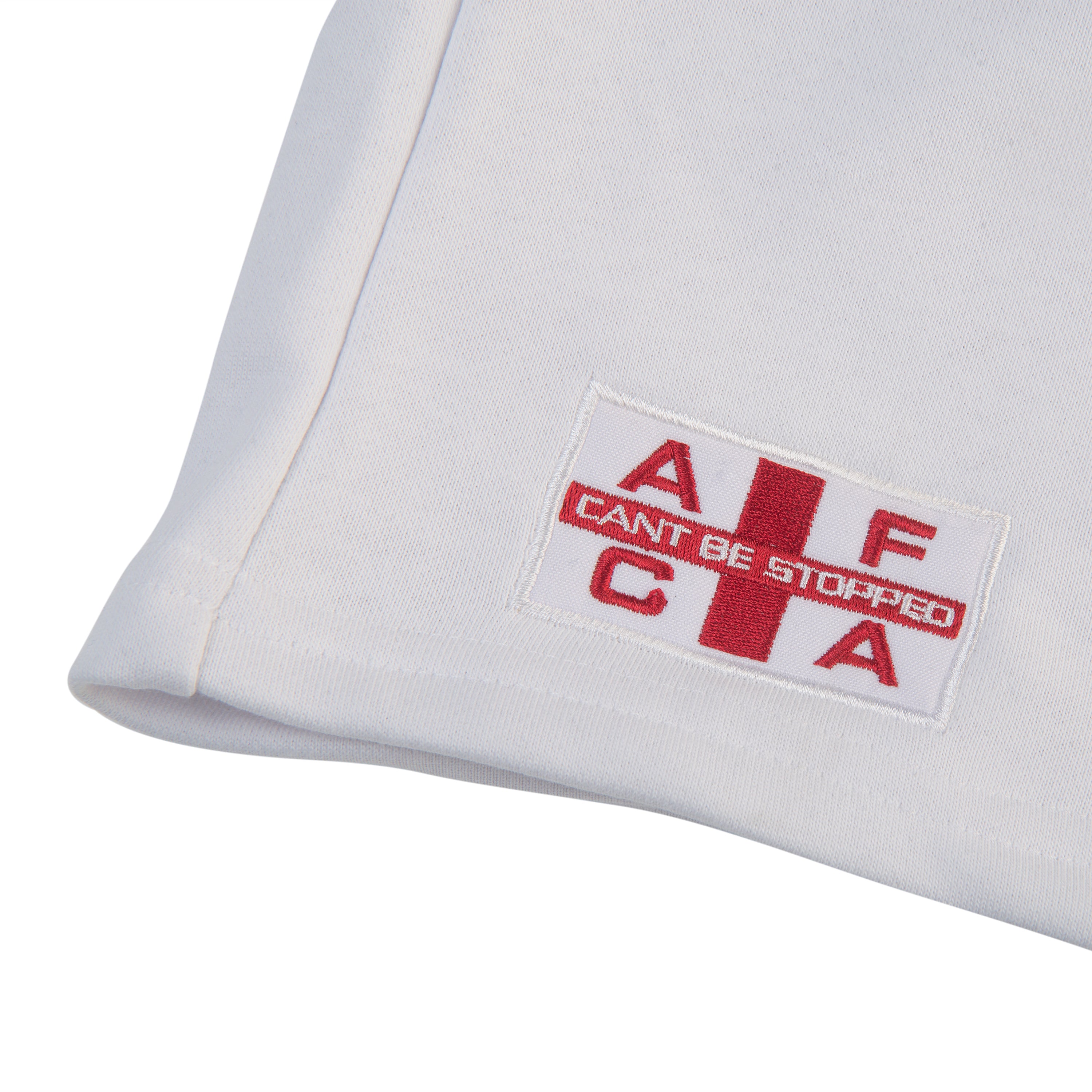 Short AFCA Flag Logo White / Red