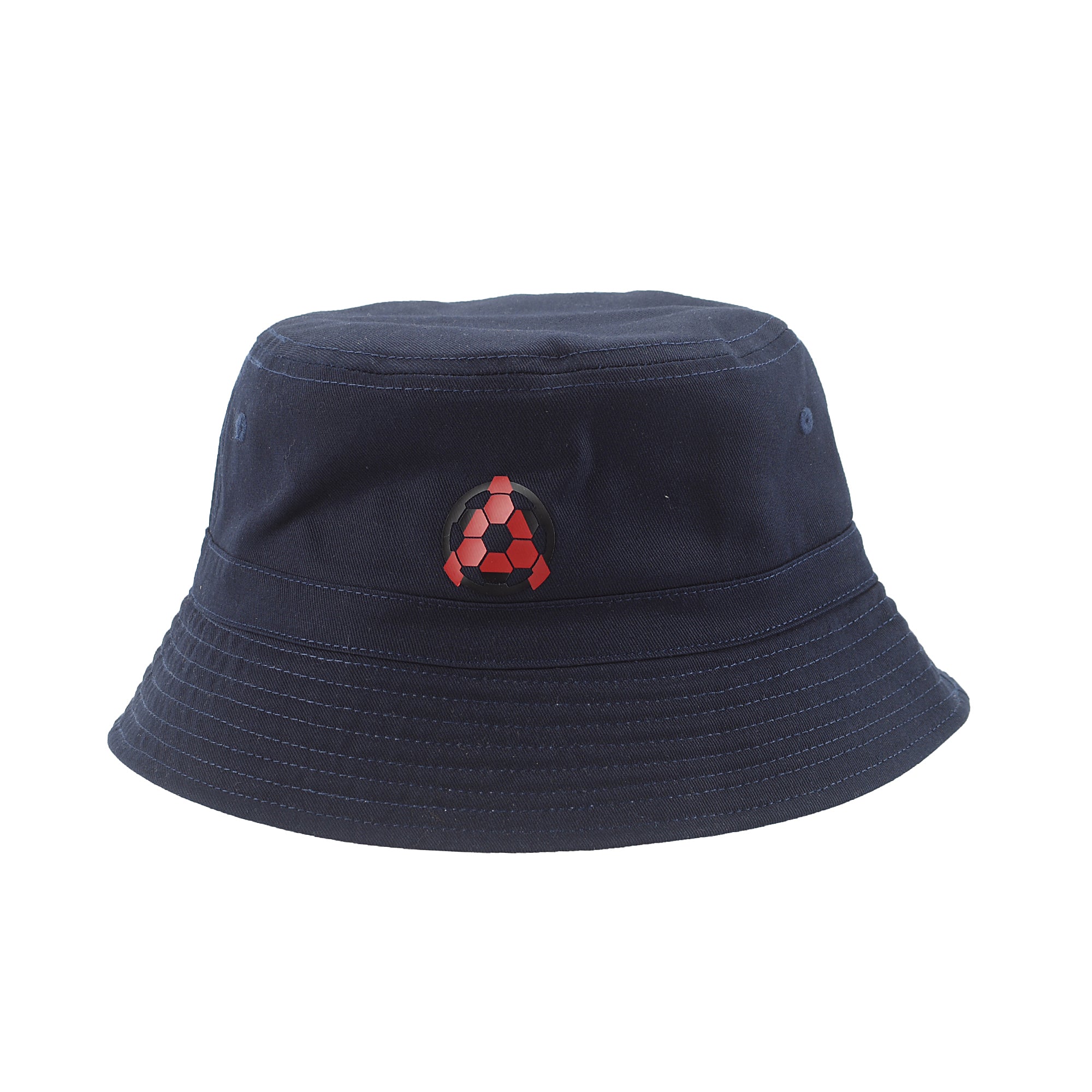 Bucket hat AFCA navy-rood bal logo
