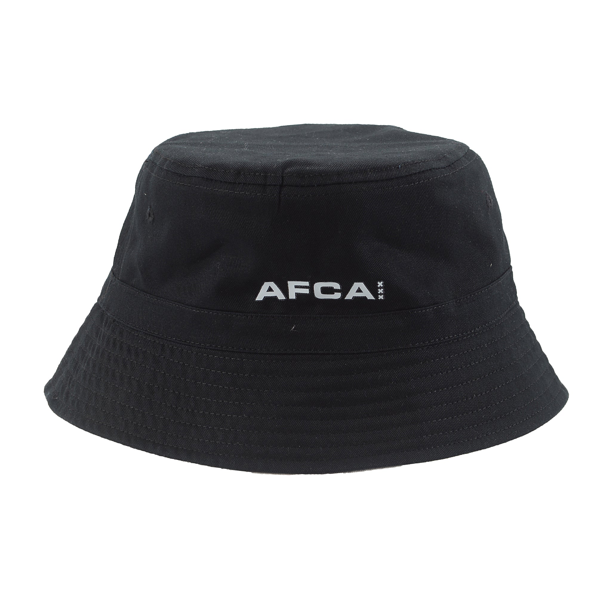 Bucket hat AFCA zwart-wit bal logo