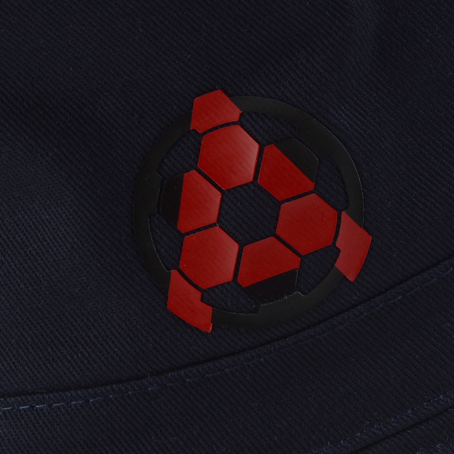 Bucket hat AFCA navy-rood bal logo