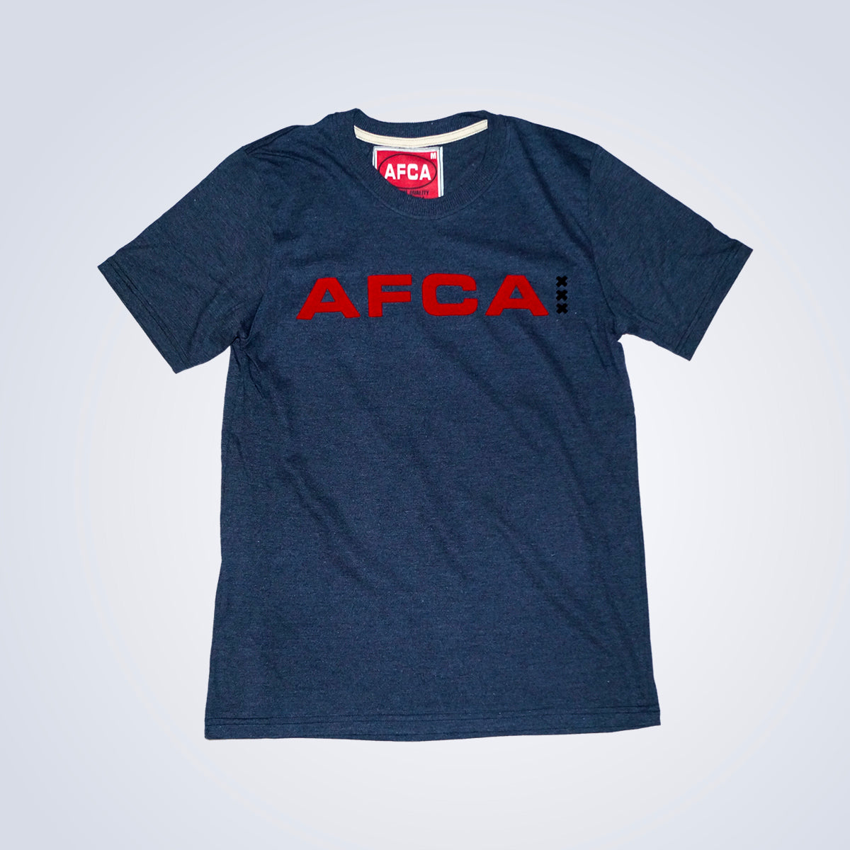 T-shirt AFCA blauw/rood