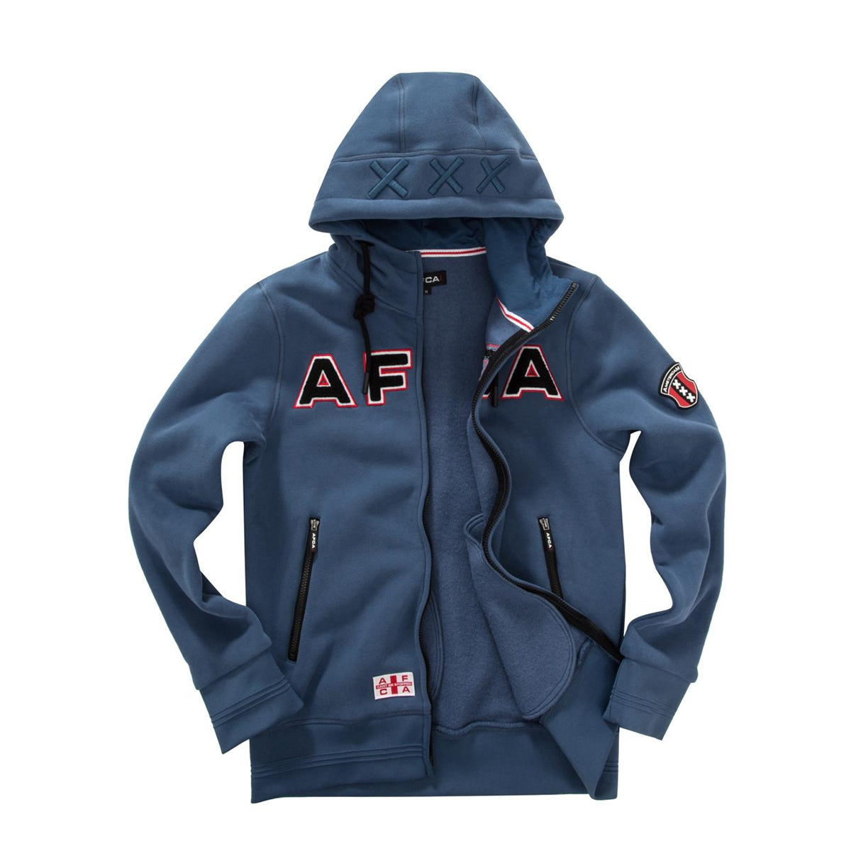 vest AFCA blue zipped